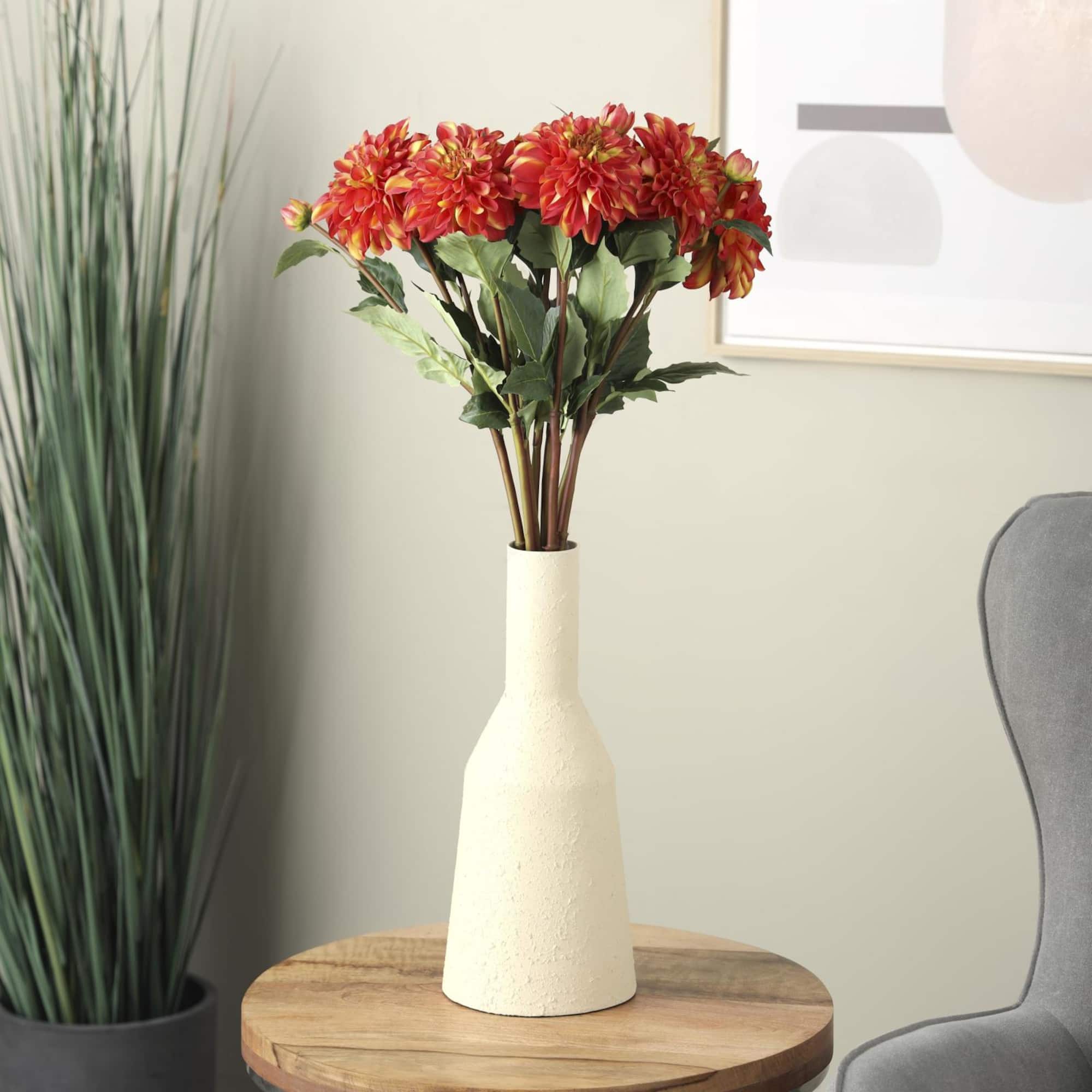30" Red Dahlia Artificial Flower Stem, 8ct.